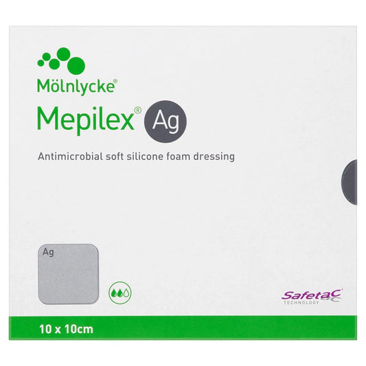 Mepilex Ag 10x10cm pack of 5