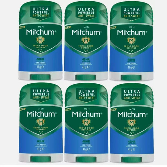 Mitchum Stick Ice Fresh 41g - Pack of 6 - Direct2Customer