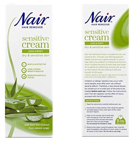 NAIR HAIR REMOVER CREAM SENSITIVE 100ml - Direct2Customer