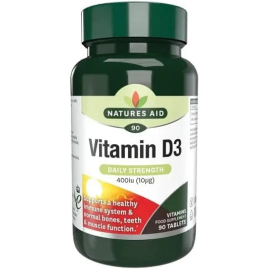 Nature's Aid Vitamin D3 400iu 90 Tablets