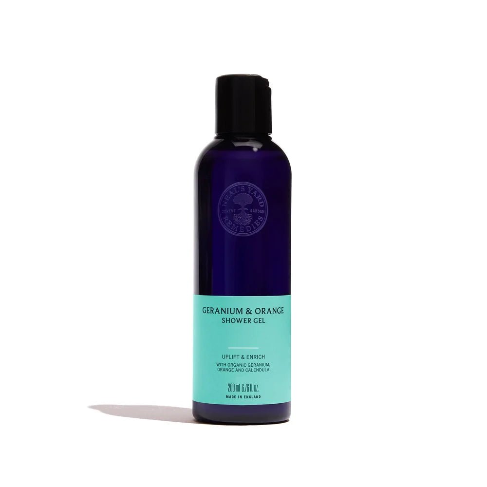 Neal's Yard Geranium & Orange Shower Gel 200ml - Direct2Customer