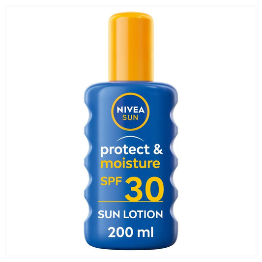 NIVEA SUN Protect & Moisture SPF 30 Sun Lotion Spray - Direct2Customer