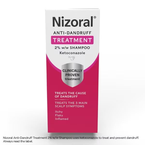 Nizoral Anti-Dandruff Shampoo 60ml - Pack of 3