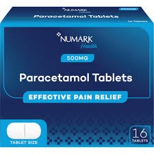 Numark Paracetamol 500mg - 16 Caplets - Direct2Customer