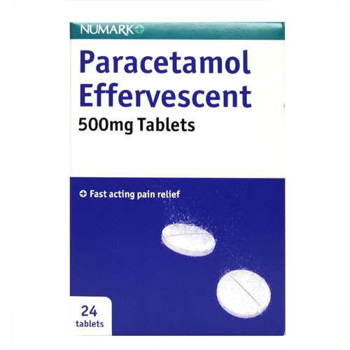 Numark Paracetamol Effervescent 500mg Tablets - 24 Tablets