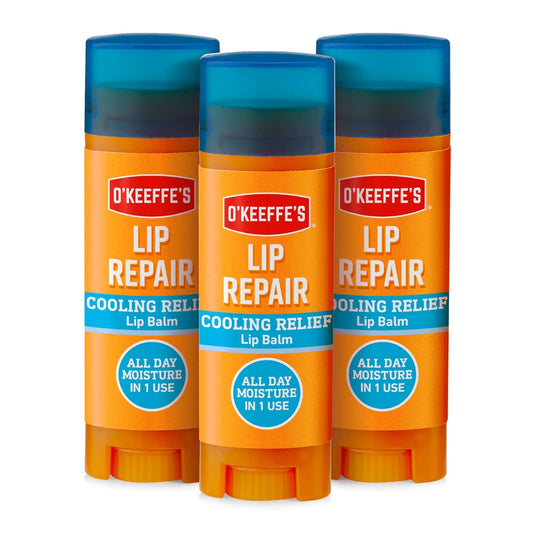 O'Keeffe's Lip Repair Cooling 4.2g Pack of 3