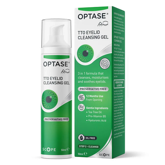 Optase Tea Tree Oil Eyelid Cleansing Gel Preservative Free 50ml