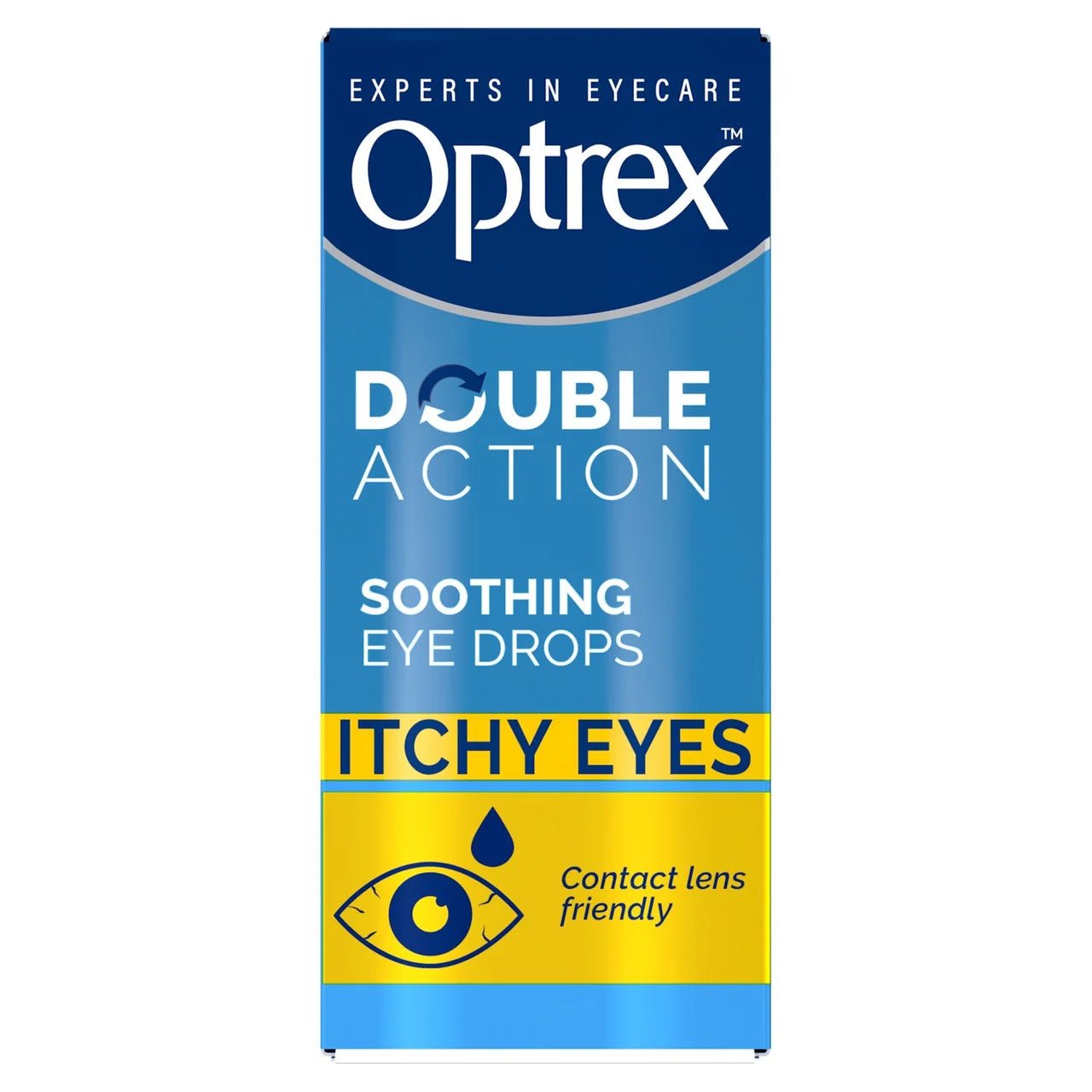 Optrex Double Action Soothing Eye Drops Itchy Eyes 10ml - Direct2Customer