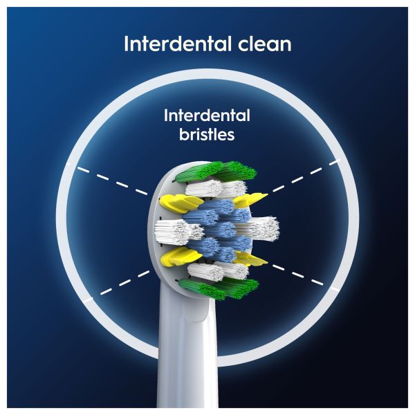 Oral-B Pro Floss Action Electric Toothbrush Heads, 4 Counts - Direct2Customer