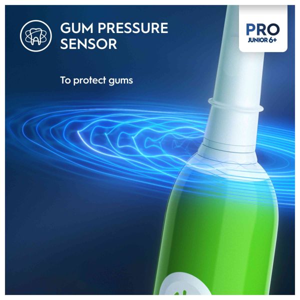 Oral-B Pro Juniorgeen Electric Toothbrush, For Ages 6+ - Direct2Customer