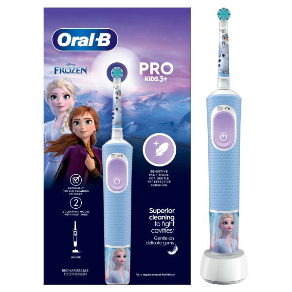 Oral-B Pro Kids Frozen Electric Toothbrush Designed by Braun - Direct2Customer