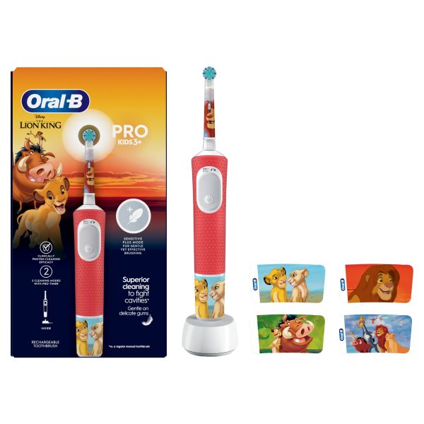 Oral-B Pro Kids Lion King Electric Toothbrush Designed by Braun - Direct2Customer