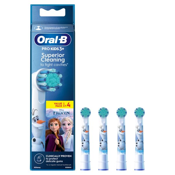 Oral-B Pro Kids Toothbrush Heads Featuring Disney Frozen, 4 Counts - Direct2Customer