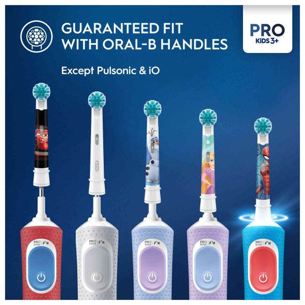 Oral-B Pro Kids Toothbrush Heads Featuring Disney Frozen, 4 Counts - Direct2Customer