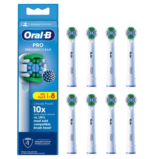 Oral-B Pro Precision Clean Electric Toothbrush Heads, 8 Counts - Direct2Customer