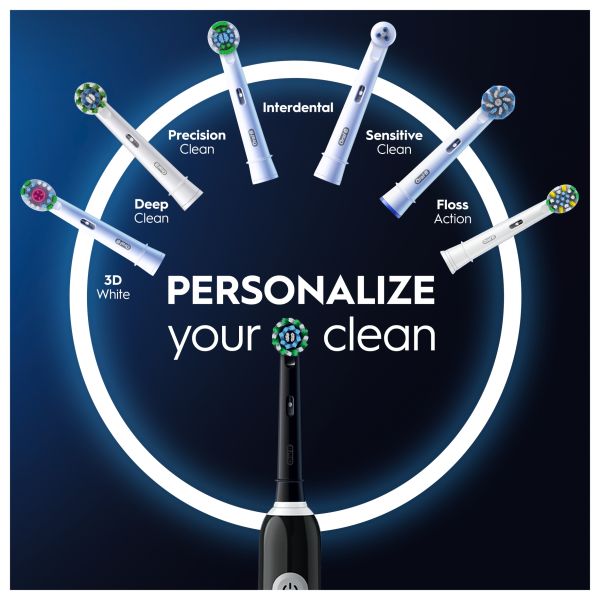 Oral-B Pro Series 1 Pink & Black Electric Toothbrushes, Designed by Braun - Direct2Customer
