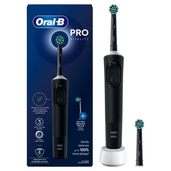 Oral-B Pro Vitality Black Electric Toothbrush - Direct2Customer