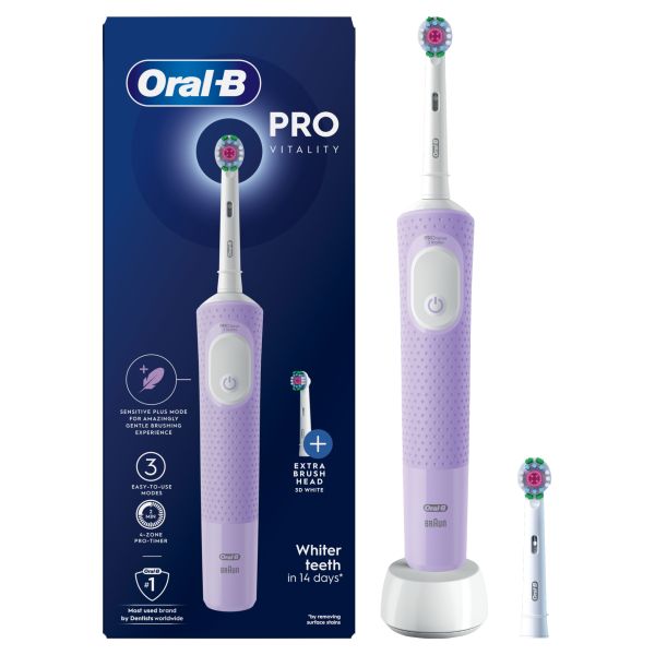 Oral-B Pro Vitality Purple Electric Toothbrush - Direct2Customer
