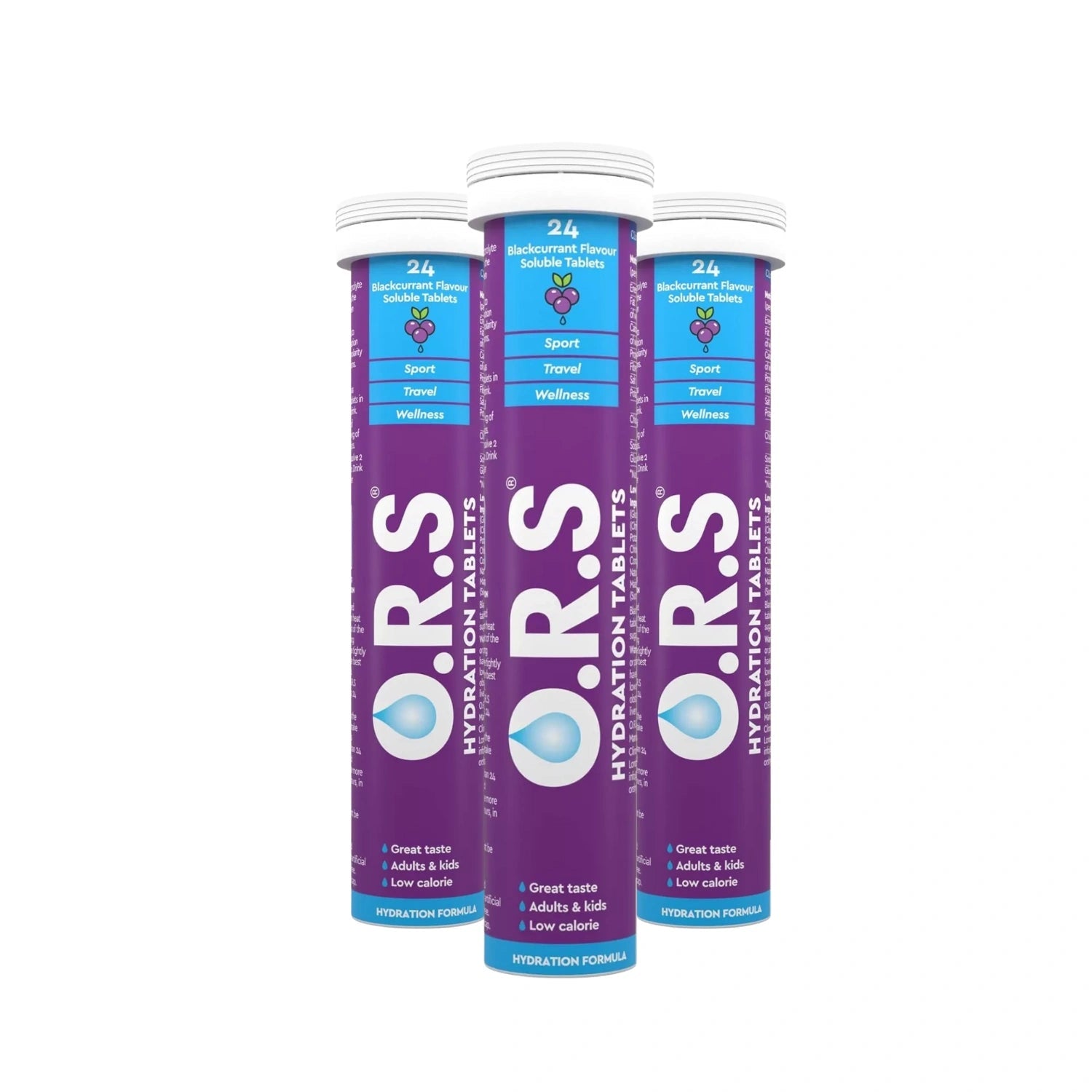 ORS Blackcurrant 24 Tablets Pack of 3 - Direct2Customer