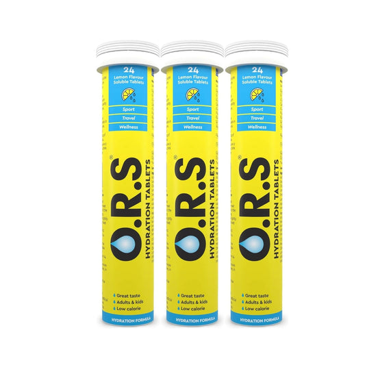 ORS Lemon Soluble Tablets 24 - Pack of 3