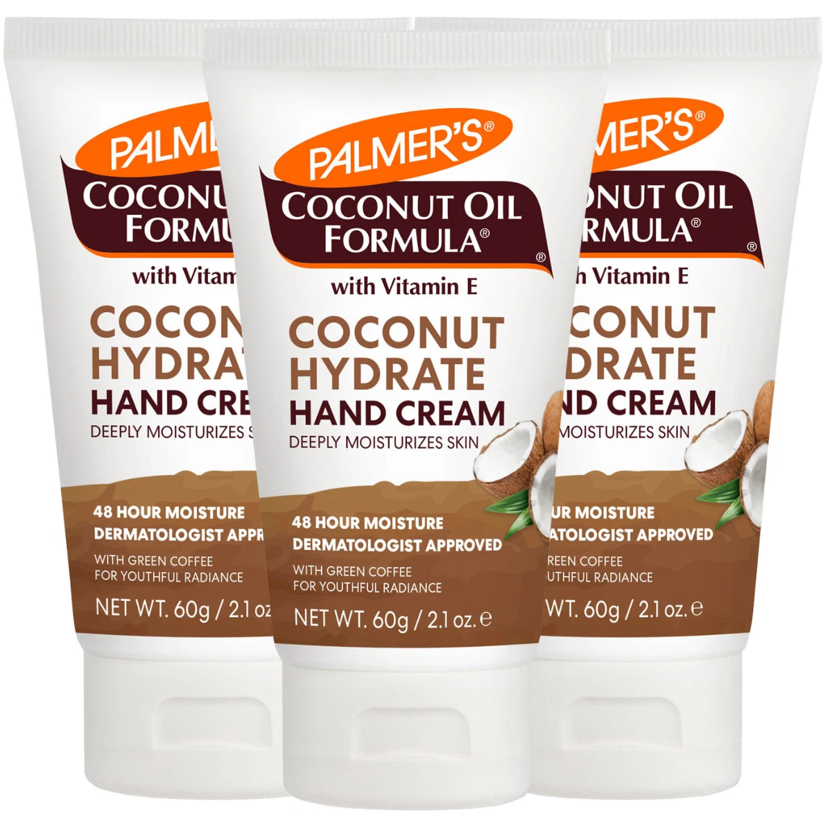 Palmer's Coconut Oil Formula Hand Cream 60g - Pack of 3