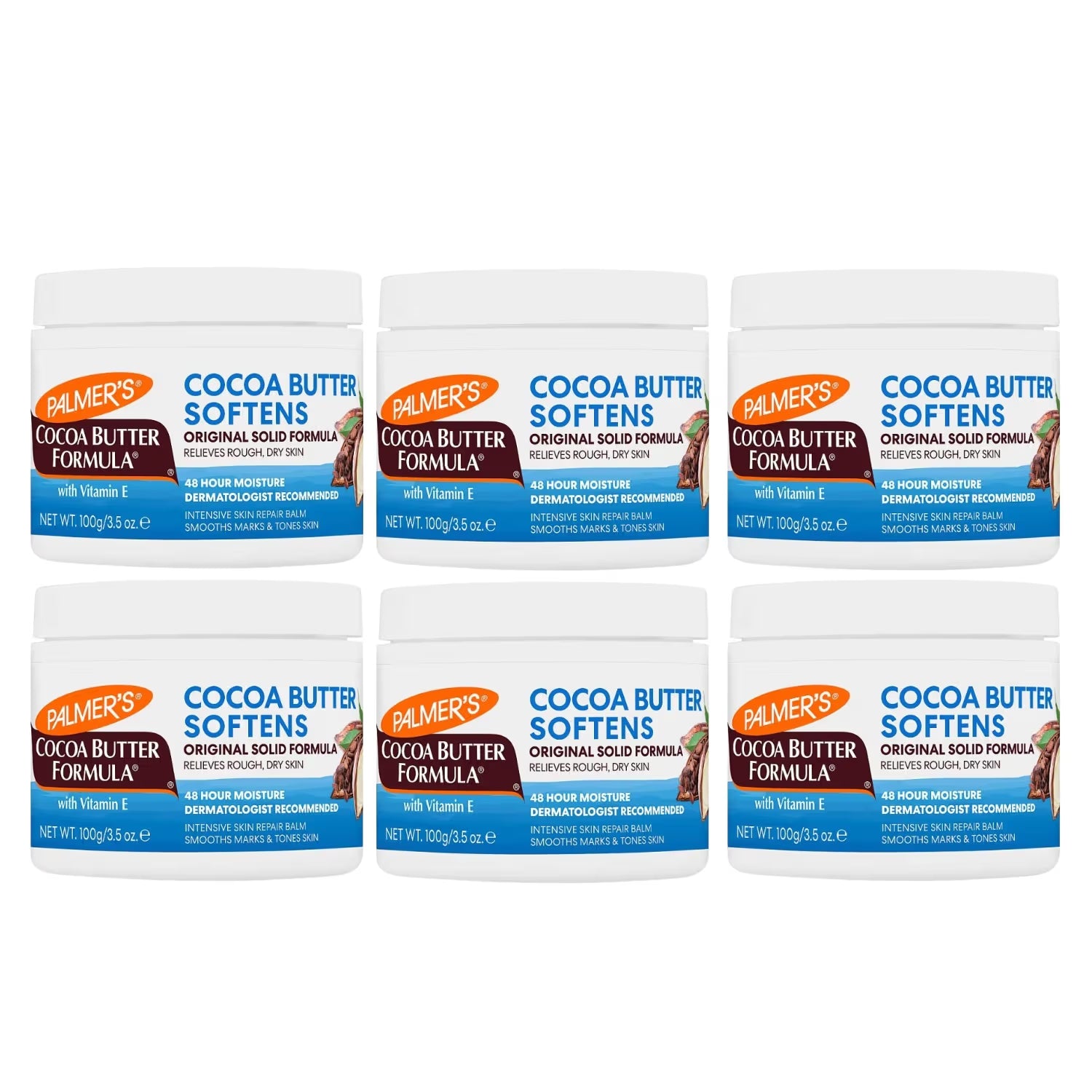 Palmer's Cocoa Butter Formula Jar 100g - Pack of 6 - Direct2Customer