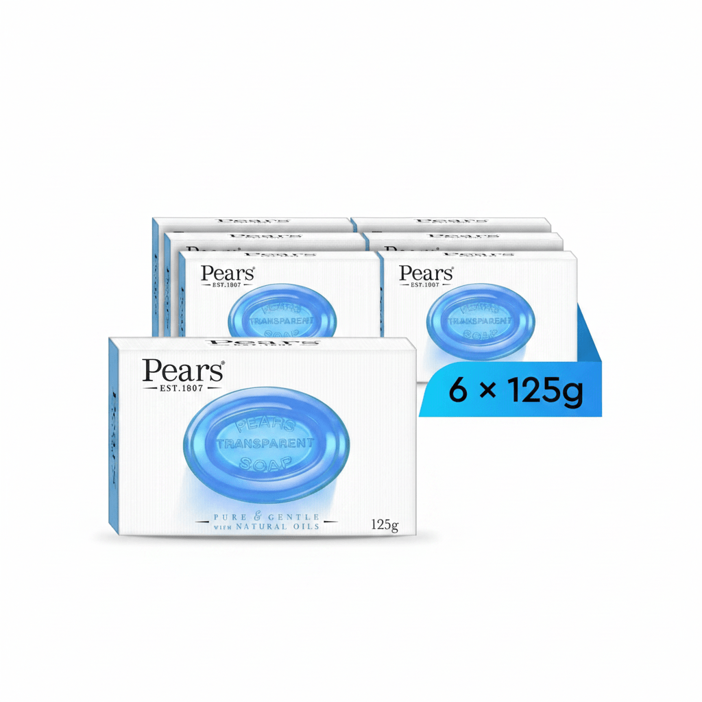Pears Blue Bar Soap 6 x 125g - Direct2Customer