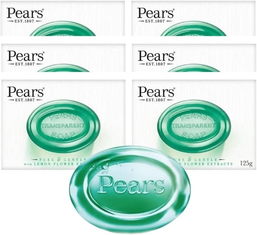 Pears Green Bar Soap 125g - Pack of 6 - Direct2Customer