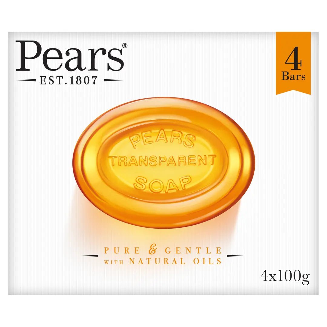 Pears Original Amber Bar Soap 4 x 100g - Direct2Customer