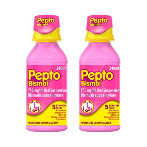 Pepto-Bismol Original Liquid 240ml - Pack of 2 - Direct2Customer