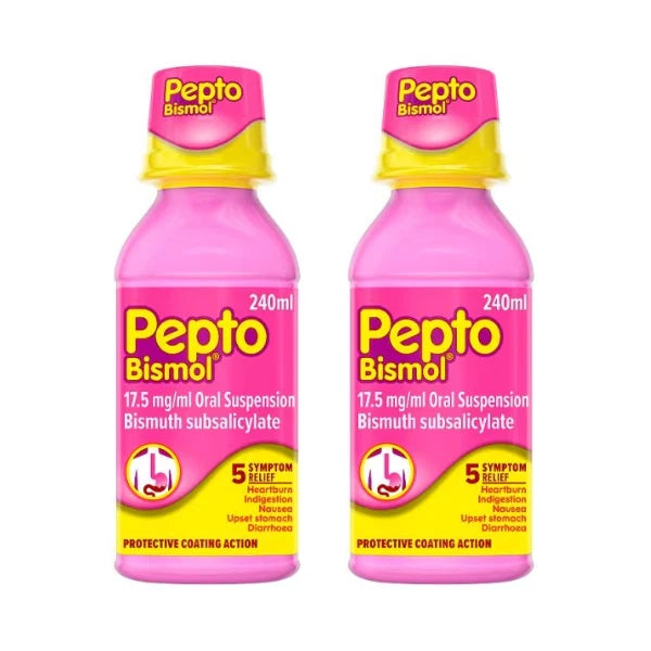 Pepto-Bismol Original Liquid 240ml - Pack of 2