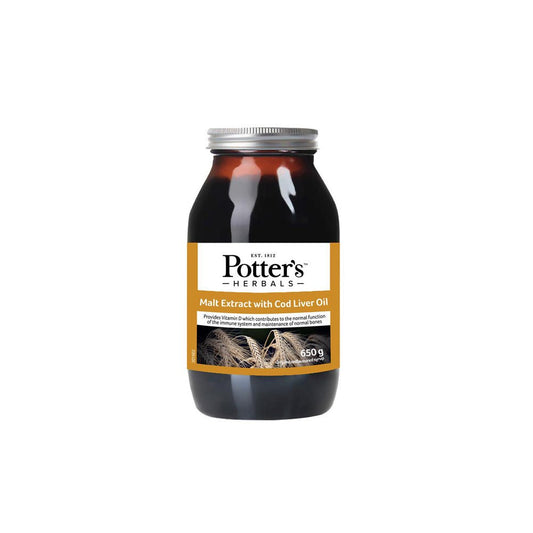 Potters Original Malt Extract With Cod Liver Oil 650g - Direct2Customer
