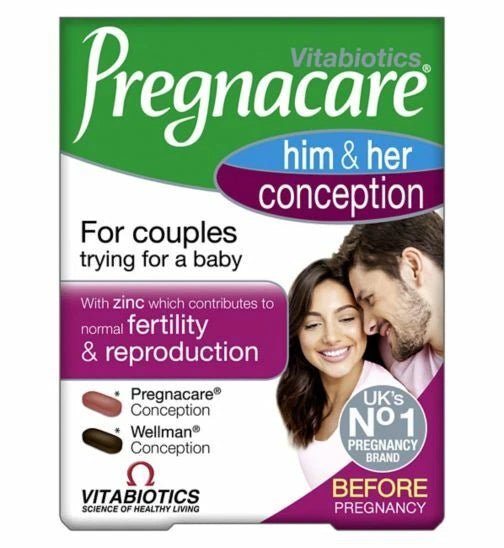 Pregnacare His & Hers Conception Tablets x60 - Direct2Customer