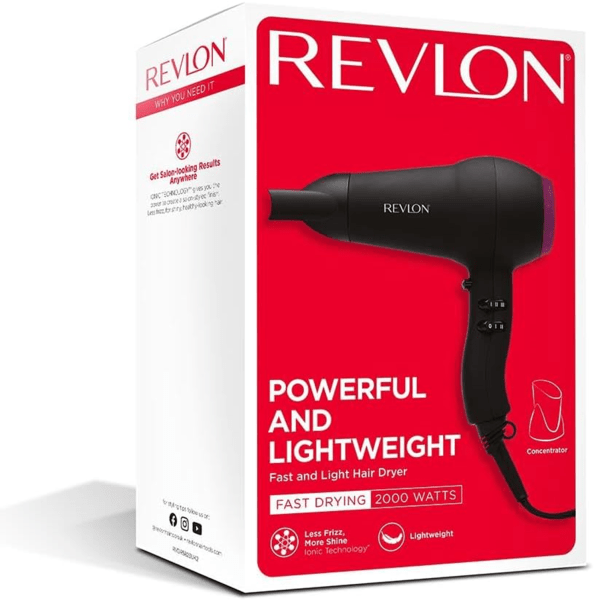 Revlon Perfect Heat Fast and Light Hair Dryer - Direct2Customer