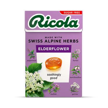 Ricola Elderflower Swiss Herbal Sweets Box 45g