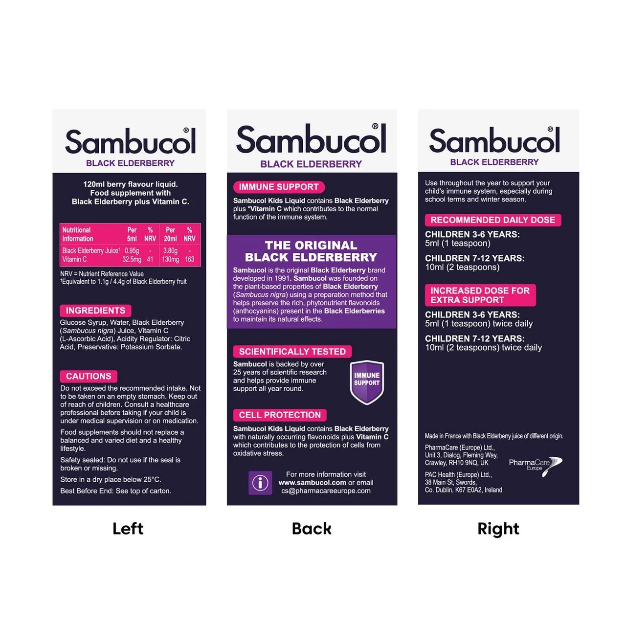 Sambucol for Kids Syrup 120ml - Direct2Customer