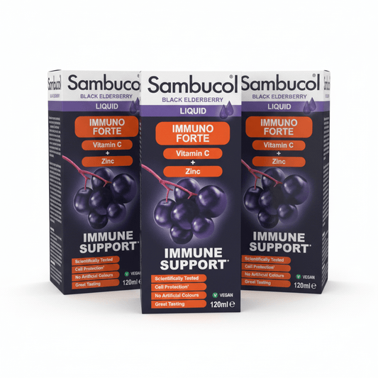 Sambucol Immuno Forte Liquid 120ml - Pack of 3 - Direct2Customer