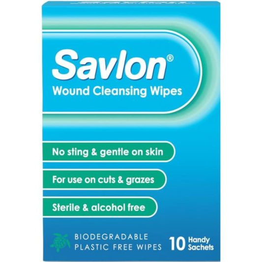 Savlon Wound Cleansing Wipes 10s - Direct2Customer