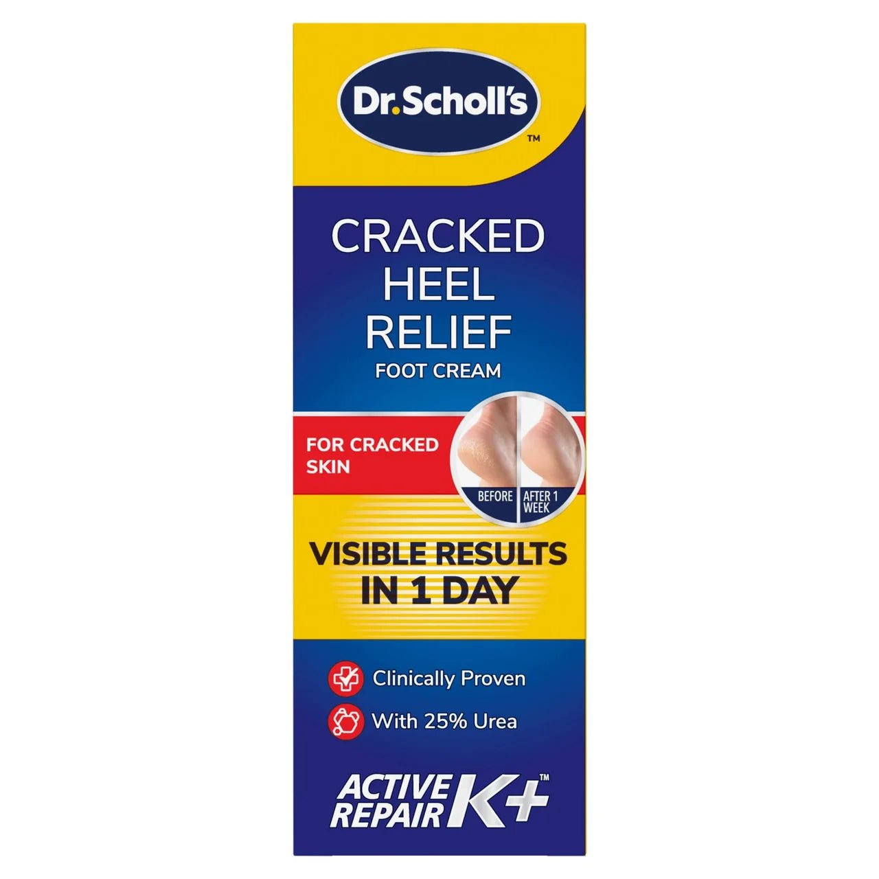 Scholl Cracked Heel Repair Cream 60ml - Direct2Customer