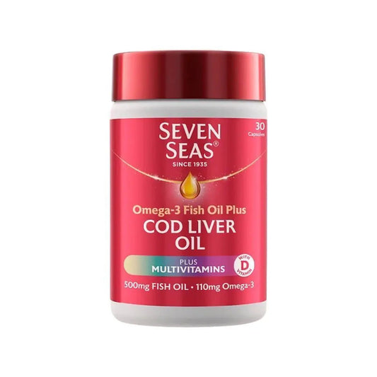 Seven Seas Cod Liver Oil & Multivitamins 30 Caps - Direct2Customer