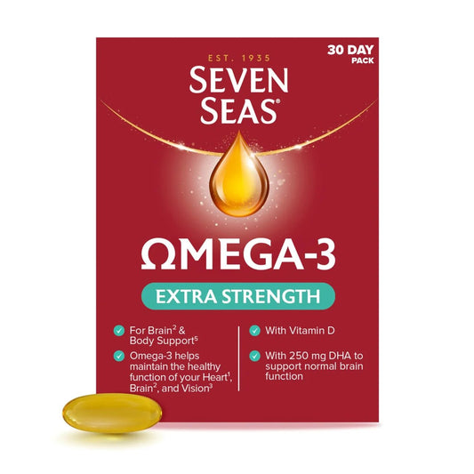 Seven Seas Omega-3 Extra Strength 30 Capsules - Direct2Customer