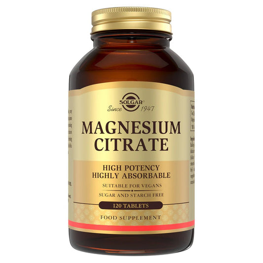 Solgar Magnesium Citrate Tablets-120 - Direct2Customer