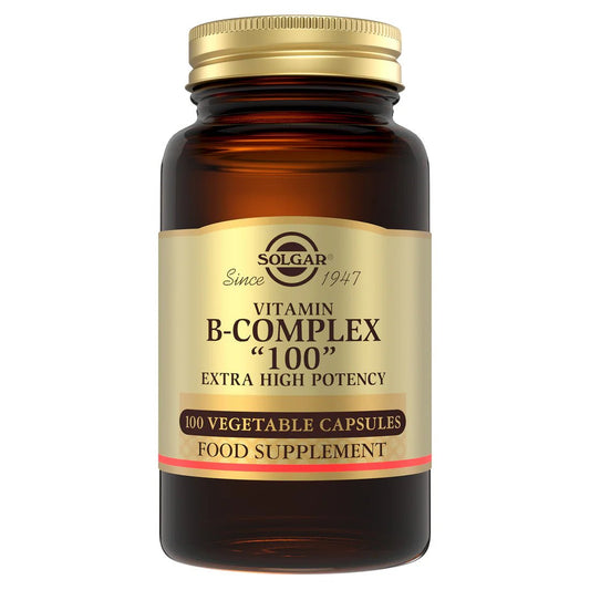 Solgar Vitamin B-Complex "100" Extra High Potency Vegetable Capsules - 100 - Direct2Customer