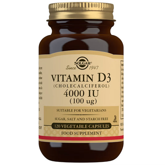 Vitamin D3 4000IU - 120 Capsules
