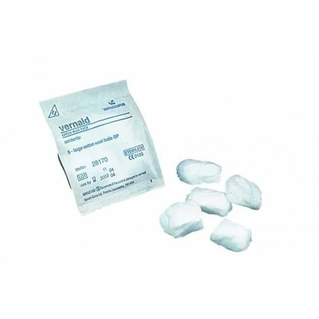 Sterile Cotton Wool Balls - Pack of 5 - Direct2Customer