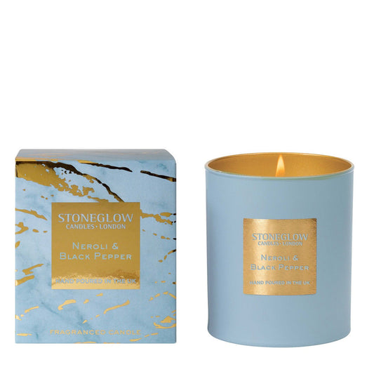 Stone Glow Neroli & Black Pepper Scented Candle - Direct2Customer