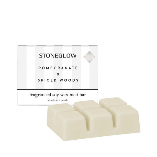 Stone Glow Pomegranate & Spiced Woods Soy Wax Melt Bar - Direct2Customer