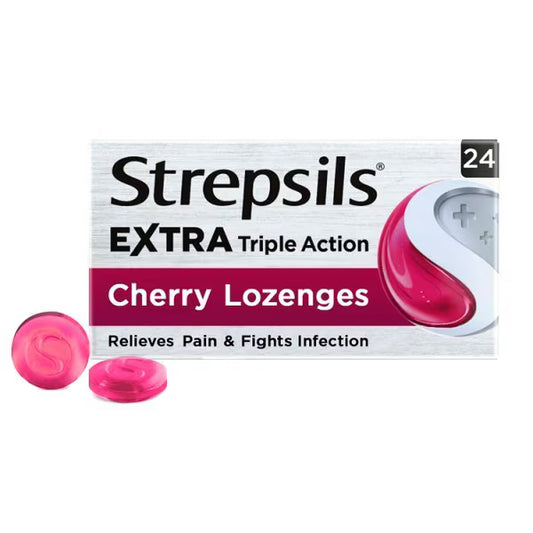 Strepsils Extra Cherry Lozenges 24