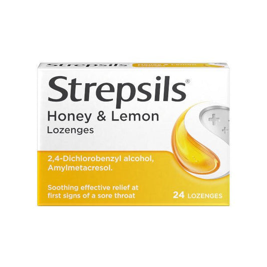 Strepsils Honey & Lemon Lozenges 24 - Direct2Customer