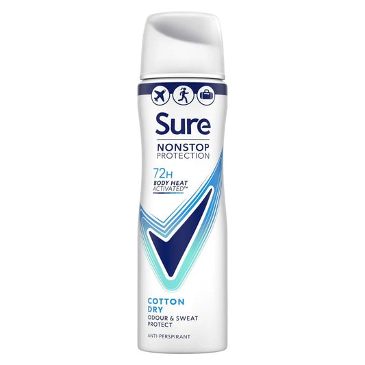 Sure Women Cotton Complete Antiperspirant Deodorant 75ml - Direct2Customer